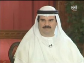 الشيخ فهد سالم العلي الصباح خلال مقابلة اجرته معه قناة الراي